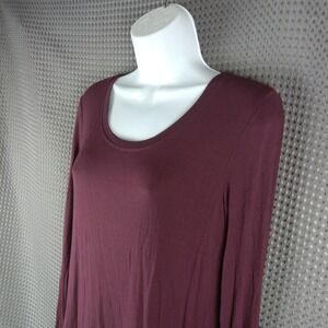 Cabi Women's Long Sleeve Scoop Neck Top XS/EC/TP Style #3409 Rayon Spandex